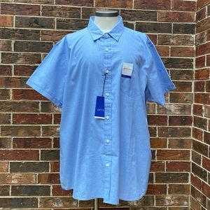 New Apt. 9 Men’s Button-Down Blue Dress Shirt Size XXL